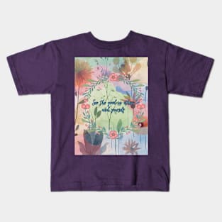 See the good in others and yourself Kids T-Shirt